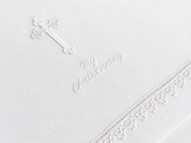 "My Christening" Embroidered Towel
